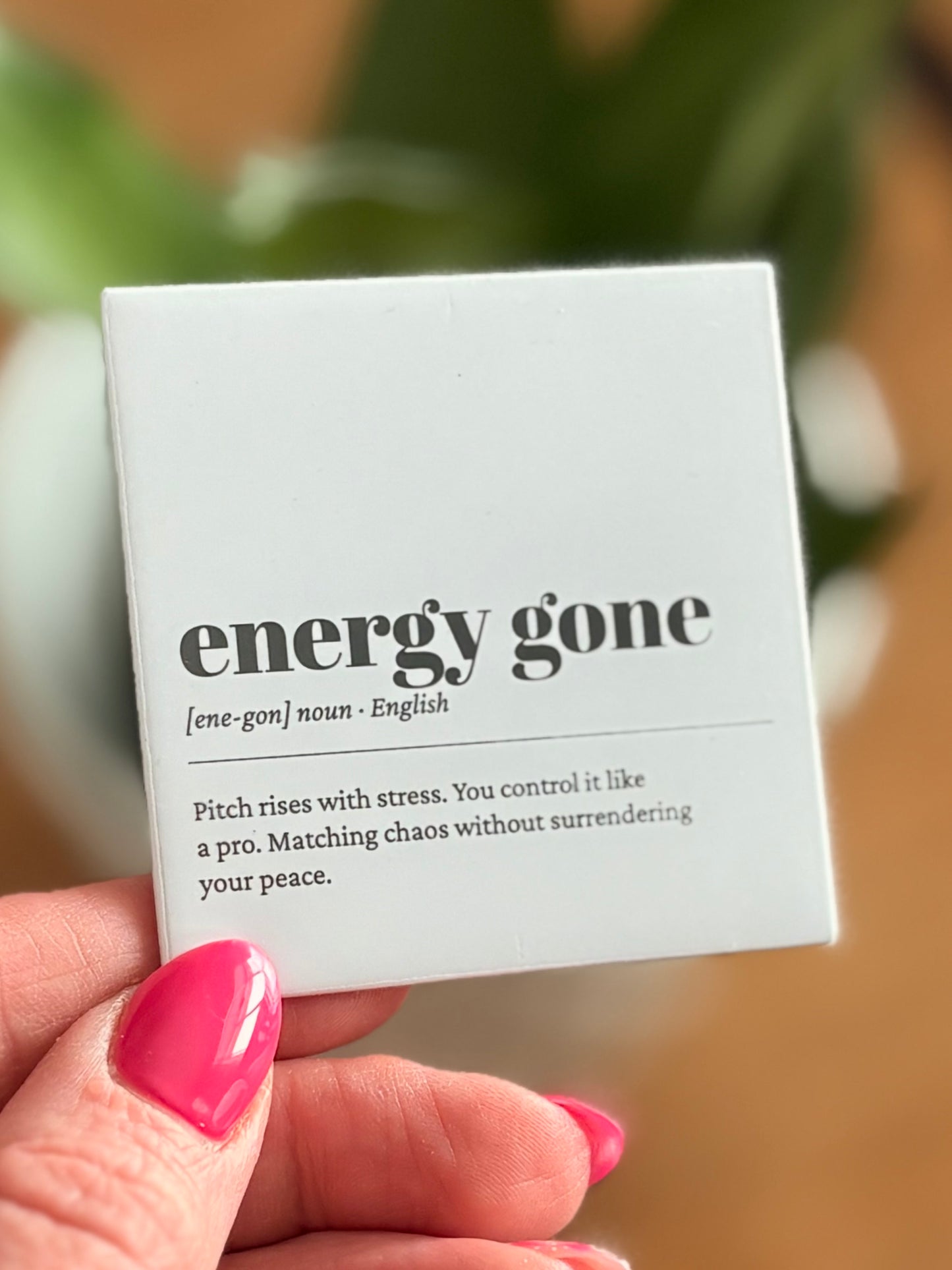 energy gone