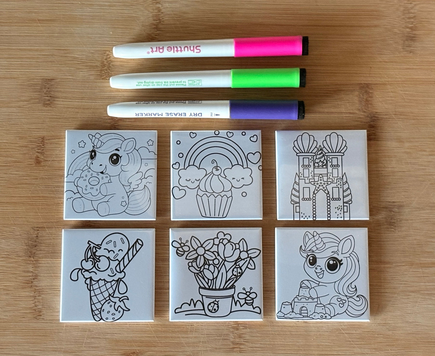 Kids & Colour-In Magnets