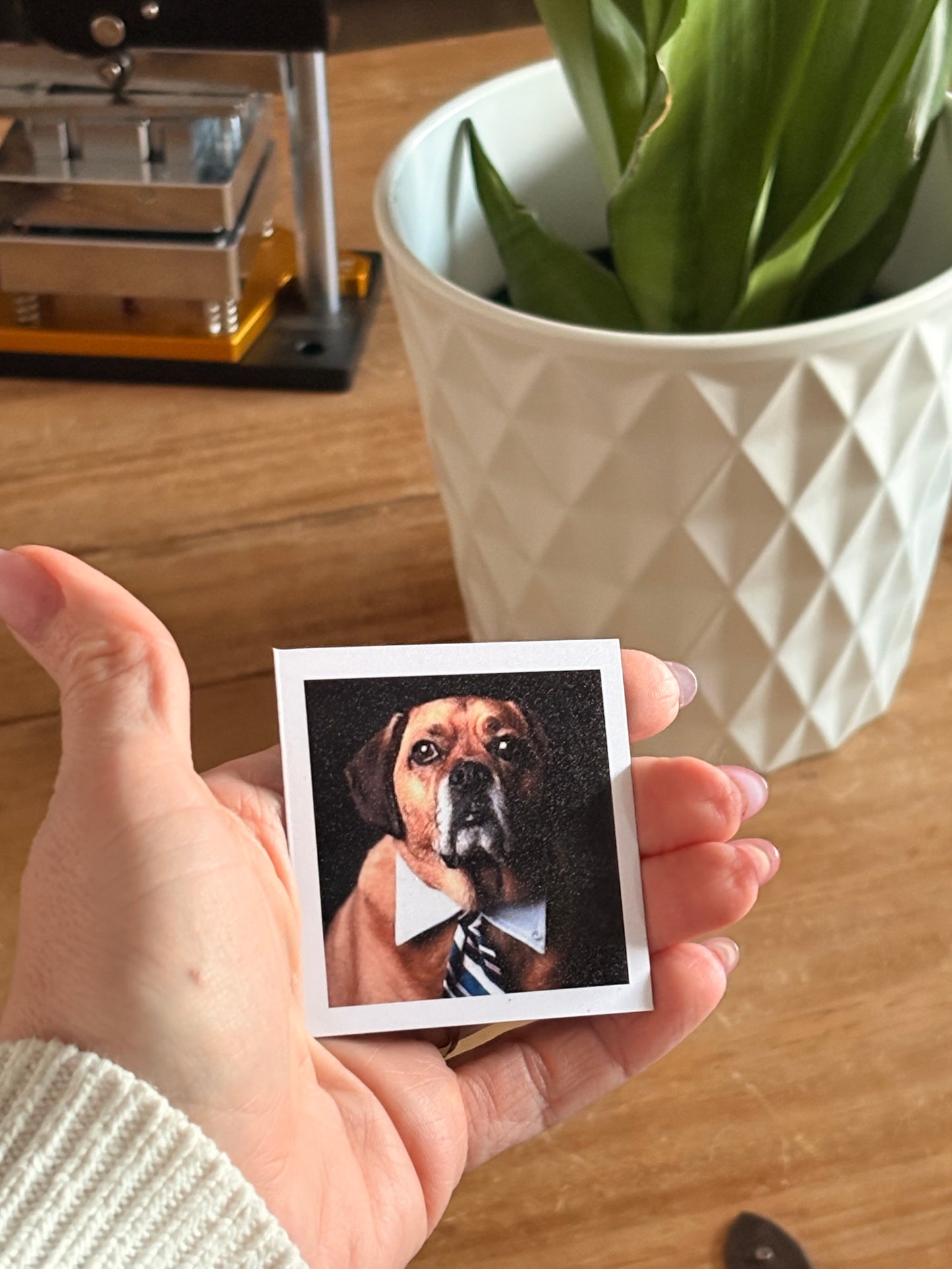 Square w/ White frame